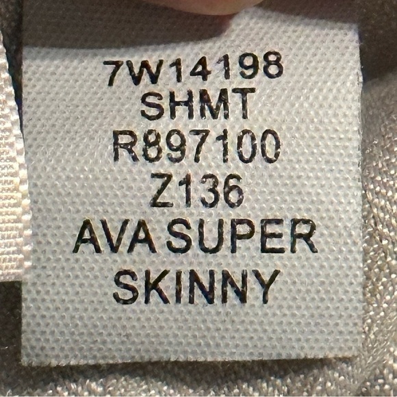 Lucky Brand Ava Super Skinny‎ Velvet Pant Shadow Mint Size 6/28 7W14198 - Picture 13 of 13